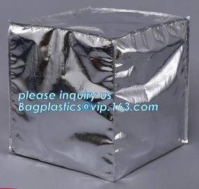 Reflective Bubble Foil Blanket for pallet cover, Thermal insulated pallet cover aluminum foil insulation bag container f supplier