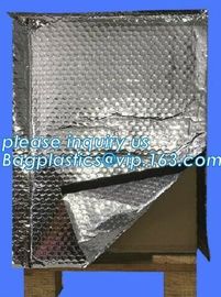 Reflective Bubble Foil Blanket for pallet cover, Thermal insulated pallet cover aluminum foil insulation bag container f supplier