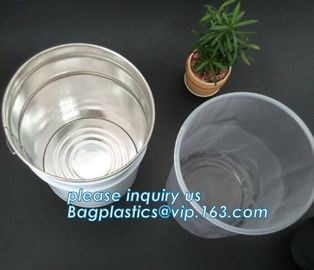 Plastic rigid round bottom drum liner, antistatic rigid pail liners, Rigid Pail liners/5 gallon bucket liner, Barrel Lin supplier