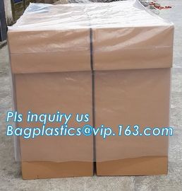 Plastic Pallet Cover Suppliers Printable Polyethylene Pallet Cover Bags, easy cleaning waterproof pallet cover, BAGPLAST supplier