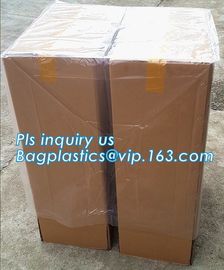 Heavy Duty Extra Big Jumbo Clear Poly Bags For Pallet Covers, Plastic Material and PE Plastic Type reusable pallet cover supplier