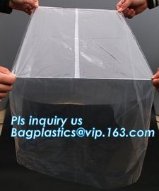 Square Bottom 4mil Clear Pallet Cover, square bottom bag on roll pallet cover bag, Polyester Pallet Cover Bags, Pallet T supplier