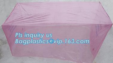 Square Bottom 4mil Clear Pallet Cover, square bottom bag on roll pallet cover bag, Polyester Pallet Cover Bags, Pallet T supplier