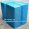 sealable square bottom pallet shrink wrap plastic cover for bags, jumbo black lightproof and waterproof plastic pallet c supplier