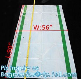 Gusseted Side/Square Bottom Pallet Bags PE Pallet Covers, Giant Black Opaque Poly Bag Pallet Covers and Liners, vinyl co supplier