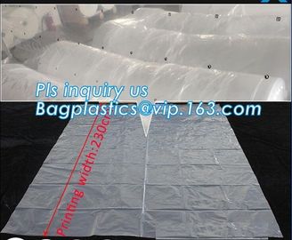 Gusseted Side/Square Bottom Pallet Bags PE Pallet Covers, Giant Black Opaque Poly Bag Pallet Covers and Liners, vinyl co supplier