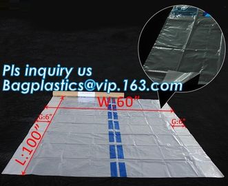 Gusseted Side/Square Bottom Pallet Bags PE Pallet Covers, Giant Black Opaque Poly Bag Pallet Covers and Liners, vinyl co supplier