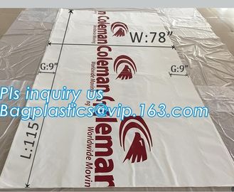 Gusseted Side/Square Bottom Pallet Bags PE Pallet Covers, Giant Black Opaque Poly Bag Pallet Covers and Liners, vinyl co supplier