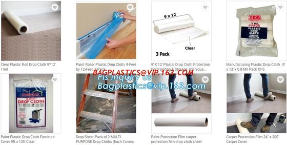 Protection Sheet Disposable Drop Painting Paint Dust Cover Sheets, Protective Painter Drop Cloth Drop Sheet Anti Corrosi supplier