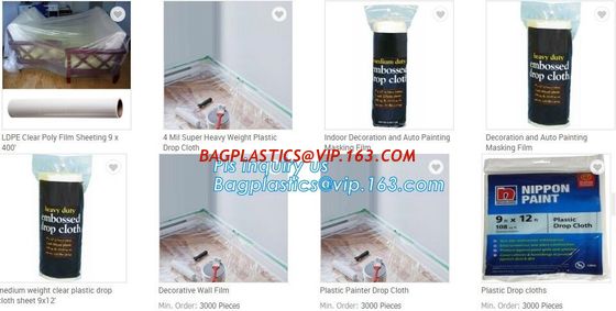 Protection Sheet Disposable Drop Painting Paint Dust Cover Sheets, Protective Painter Drop Cloth Drop Sheet Anti Corrosi supplier