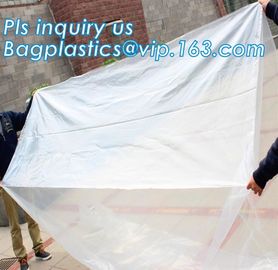 HDPE Pallet Cover Sheet, LDPE bag Large square bottom bag on roll pallet cover bag rubbish bag Garbage bag HDPE bag, pac supplier