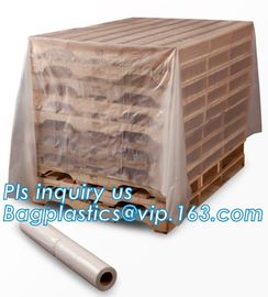 Outdoor pallet wrap wholesalers greenhouse coverings clear plastic hood protector, moisture proof reusable virgin plasti supplier