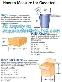 Customized Square Bottom or Side Guesst Plastic Protective Pallet Covers, 4 Mil Dust proof Clear Pallet Covers, BAGPLAST supplier