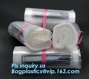 HDPE crystal clear standard flat heavy poly flat bags, Clear poly bag polypropylene flat bag for grocery packaging,LDPE supplier