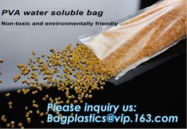 water soluble PVA packaging bags for chemicals, PVA bag for agricultural chemicals packing, PVA total melt-away biohazar supplier