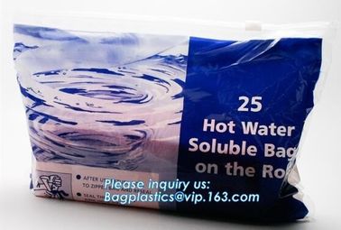 water soluble PVA packaging bags for chemicals, PVA bag for agricultural chemicals packing, PVA total melt-away biohazar supplier