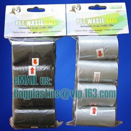 Earth-Friendly Dog Waste Bag Poop Bags Custom Printed Wholesale Biodegradable Pet Dog Poop Bag, BAGPLASTICS, BAGEASE, PA supplier