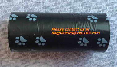 Breathable Eco-Friendly Pet Waste Poop Bag, Pet Garbage Bags With Dispenser / Pet Waste Bags / Dog Puppy Poop Collector supplier