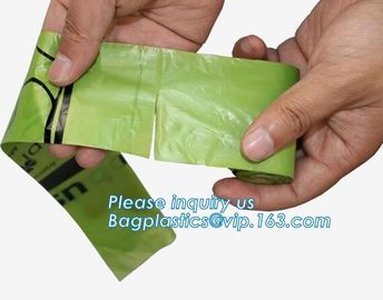 Custom Printed Dog Poop Bag Biodegradable Pet Waste Bags with Flashlight Dispenser, Pet Dog Portable Disposible Pet Poop supplier