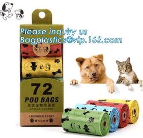 Pet Poop Bag Pet Waste Pooper Scooper Bags, Pill /Bone Shape Pet Dog Poop Bag Carrier Holder Dispenser Poop Bags Set Pet supplier