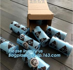 Eco-Friendly 100% Biodegradable PLA Dog Pet Waste Poop Bags, Biodegradable Plastic Dog Pet Waste Poop Bags, bagplastics supplier