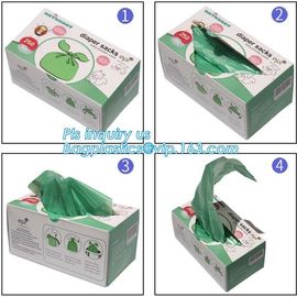 biodegradable bags, poop litter bags, poop bags, disposal,Waste Pick-up Bags, Clean-up Bag, Poop Bags With Handles, scen supplier