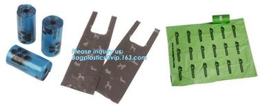 Garbage bag Dog poop bags T-shirt Plastic bag Laundry bags trash bag Nappy Sacks Produce bag die cut/loop handle bags Dr supplier