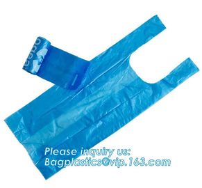 High Quality Eco-friendly Degradable Fashion With Printing Doggy Pet Dog Waste Poop Bags, Eco friendly pet dog waste poo supplier