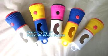 LED Flashlight Dog Waste Bag Dispenser Holder with Pet Waste Bag Poop Roll Bags, BPI ASTM D6400 EN13432 Approval Customi supplier