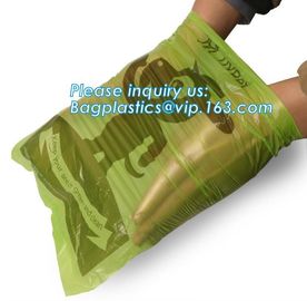 Degradable Pet Poop Bags Dog Cat Waste Pick Up Clean Bag Refill Bags Promotion, Biodegradable cleaning garbage box pet d supplier