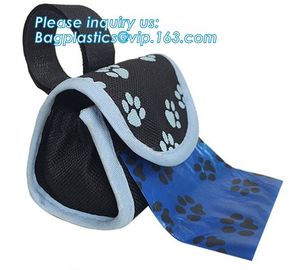 Bone Shape Plastic Custom Pet Dog Waste Bag with Dispenser, Dog shape Dog Waste Poop bags Holder pet Poop Bag Dispenser supplier