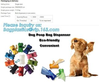 Silicone dog waste poop bags holder for pet dog poop waste bag, Wholesale Sell Pet Special Waste Bag Durable PE Dog Poop supplier