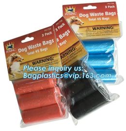 biodegradable dog poop bags/dog waste bags with dispenser, Dog Waste Bags with Dispenser and Leash Clip/Pet waste bag supplier