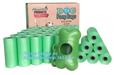 Branded dog poop bags / pet waste bag / bags on roll, dog waste bags and dispenser pet waste bag dog shit bag, bagease supplier