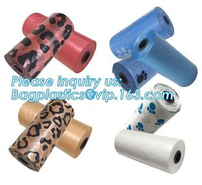 LED Flashlight Dog Waste Bag Dispenser Holder with Pet Waste Bag Poop Roll Bags, BPI ASTM D6400 EN13432 Approval Customi supplier