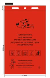 high quality disposable dog poop bags / vest handle pet garbage bags, Pet Recycled Silicone dog poop bag / biodegradable supplier