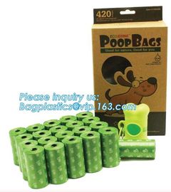 Biodegradable Compostable Scented High Quality HDPE Plastic Baby Nappy Sacks Baby Diaper Bags with Tie Handles, bagease supplier