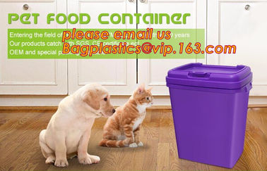 pet food container, pet food storage container ,dog food container, storage container with sealed lid, cat food dog food supplier