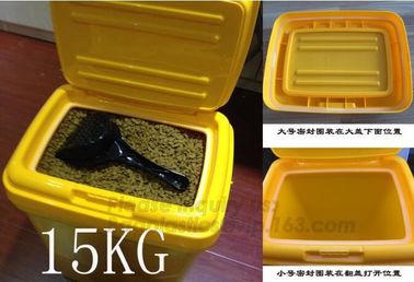 China Supply Pet Product Ceramic Dog Food Storage Container, Airtight Plastic Food Storage Container, Storage Barrel Pet supplier