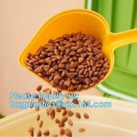Dog Cat Pet Food Shovel Scoop Spoon, 500ml and 250ml Durable break -resistant pet food bowl spoon with bag clip, scoop supplier