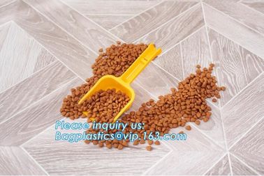 Dog Cat Pet Food Shovel Scoop Spoon, 500ml and 250ml Durable break -resistant pet food bowl spoon with bag clip, scoop supplier