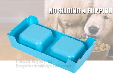 gift pet food container with flap lid, Square Pet Food Large Container / Animal Metal Food Seed Storage Bin, bagplastics supplier