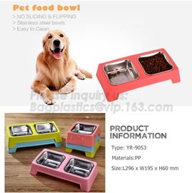 gift pet food container with flap lid, Square Pet Food Large Container / Animal Metal Food Seed Storage Bin, bagplastics supplier