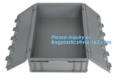 Multi-purpose Euro logistics plastic box ; Plastic turnover box, pp corrugated sheet Box plastic transport box turnover supplier