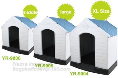 Fashion big dog apartment cottage Extra Large Waterproof Indoor &amp; Outdoor Pet Shelter Plastic Dog Kennel Pet House, bage supplier