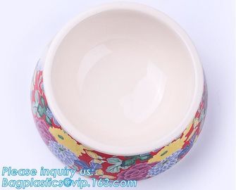 Lovely Personalized portable pet dog food water bowl ceramic plastic, Plastic pet bowl /PP pet dish for dog /food pail f supplier