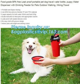 Low Price Guaranteed Quality Portable Feeding Dog Travel Water Bottle,Dog Dispenser,Puppy Bottle, bagplastics, bagease supplier