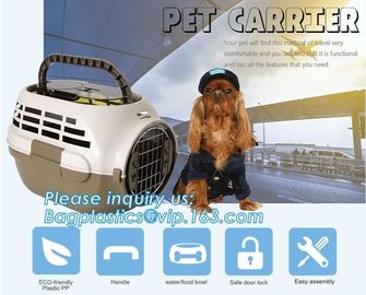 Transport Box Pet Air Box Travel Carrier Cages Portable Plastic Dog Carrier, Dog Box Cages------Durable Plastic Aviation supplier