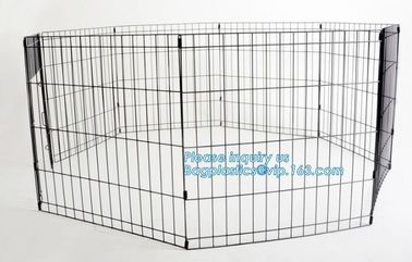 Manufacturer wholesale stainless steel metal large small foldable carriers cheap pet dog cage, Large Steel Dog Cage For supplier