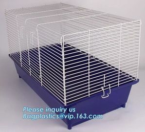 Manufacturer wholesale stainless steel metal large small foldable carriers cheap pet dog cage, Large Steel Dog Cage For supplier